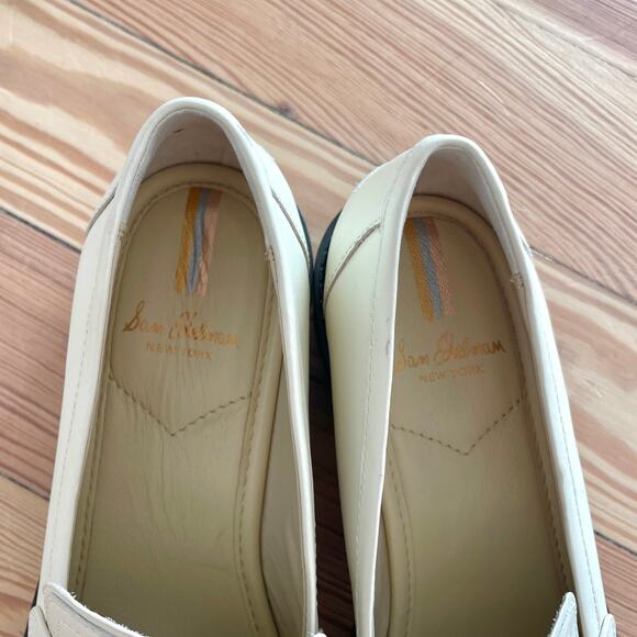 Sam Edelman - Taelor Chained Lug-Sole Leather Loafers - Picture 14 of 15